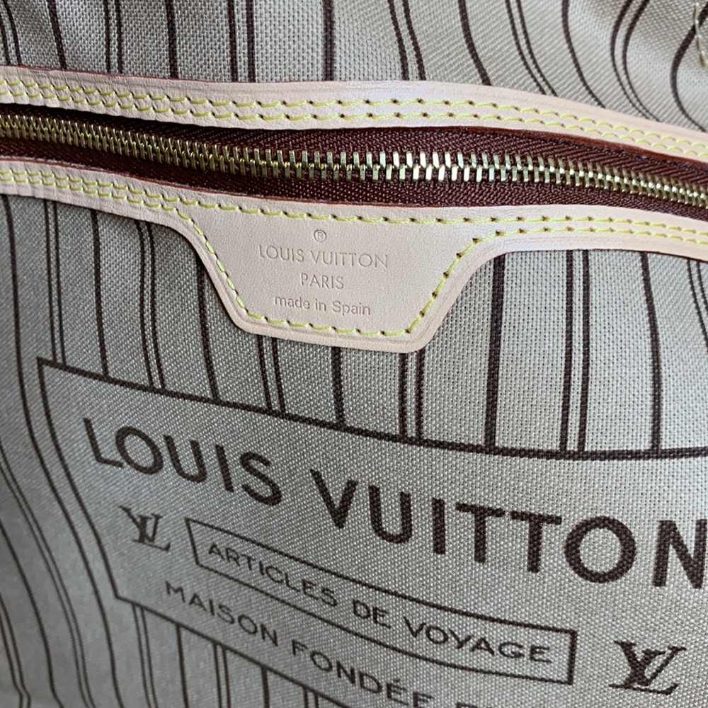 Louis Vuitton neverfull Mono MM with pouch - Picture 6 of 12
